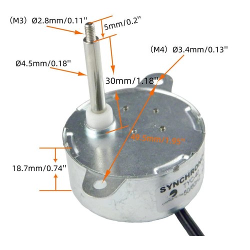 Tyc40 12v 5rpm - 5rpm, motore